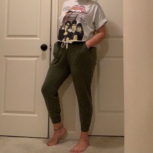 Aerie Army Green Super Soft Sweats